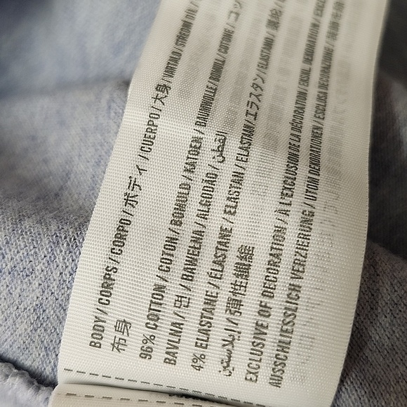 ABERCROMBIE & FITCH Men's Light Blue Cotton+ Casual Button Down Collared Shirt - Picture 8 of 8